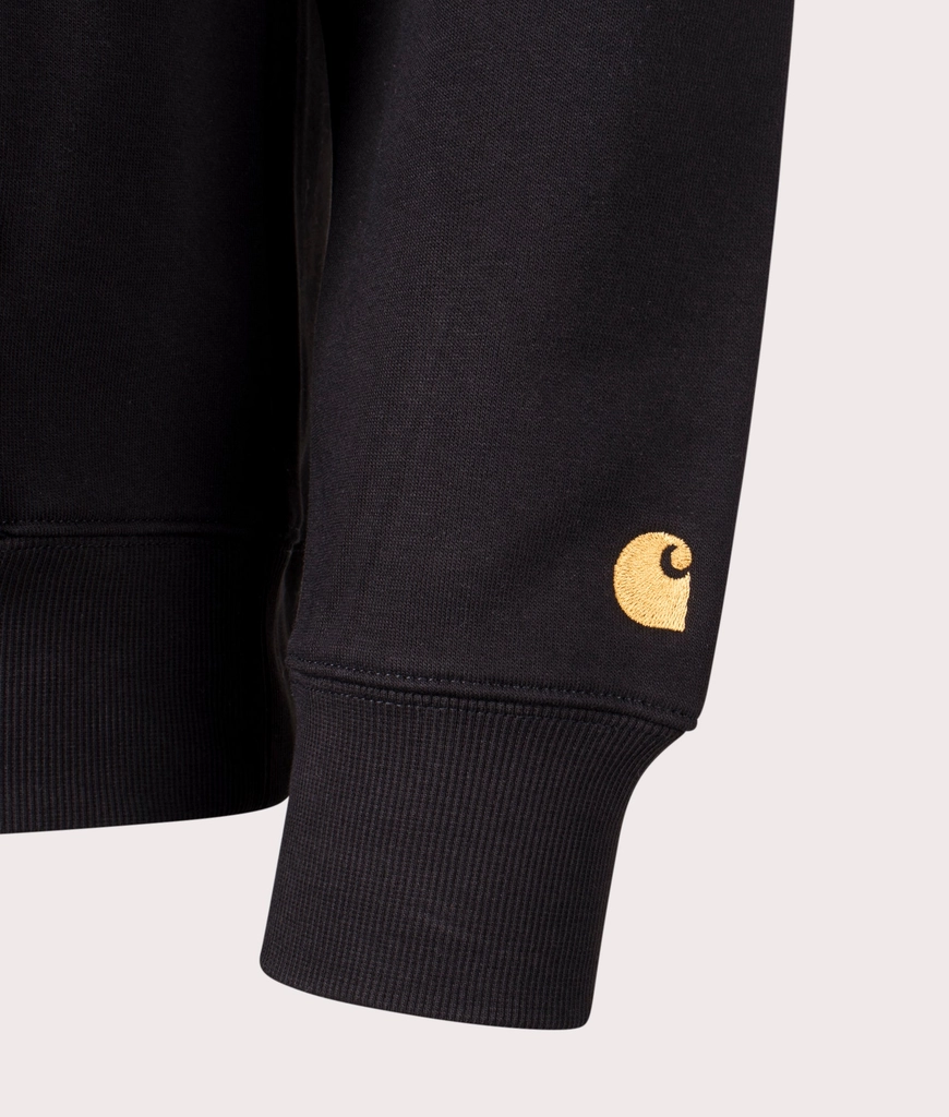 Carhartt WIP Mens Quarter Zip Chase Sweatshirt